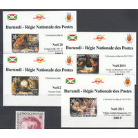 Живопись. Религия. Бурунди. 2011. 4 блока. Michel N 2294-2197 (- е)