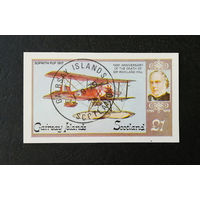 Шотландия 1979 г. История Авиации. Самолет. Блок #0103-Т1P21