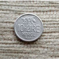 Werty71 Норвегия 10 эре 1965 Пчела