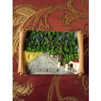 Магнит деревни Краси, расположенной на острове Крит, Греция