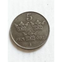 Швеция 5 оре 1950