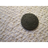 Деньга сибирская ,   Россия  ,  Екатерина  2  ,  1768  год