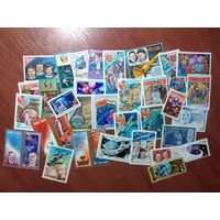 КОСМОС (33 чистые марки СССР)