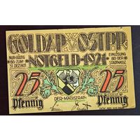 1921 год Германия 25 пфеннигов