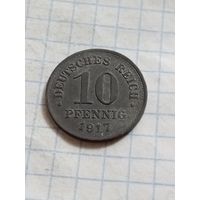 10 пфенингов 1917 года