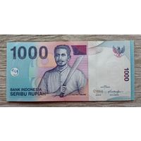 Werty71 Индонезия 1000 рупий 2013 UNC банкнота