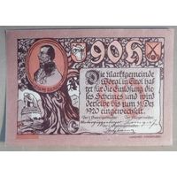 Германия, Австрия, нотгельды, 90 геллеров 1920 год, Вёргль в Тироле (Worgl in Tirol),1252.Ia