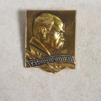 Шевченко Т.Г., писатель, портрет, персоналии, личности, значок СССР ММД,