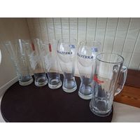 Пивные бокалы ,большие 1980-х-90х