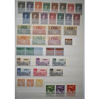 Лот разные марки + альбом 60 страниц