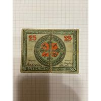 Нотгельд 25 пфеннигов. Германия. Веймарская республика Еутин-0201