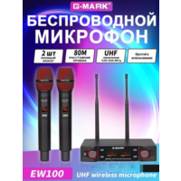 EW 100 микрофоны пара ручных беспроводных на одной базе