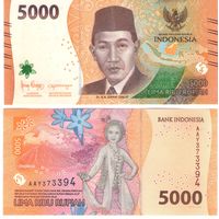 Индонезия 5000 рупий 2022 год UNC