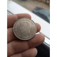 Бельгия 250 франков, 1976 25 лет правлению Короля Бодуэна I