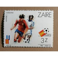 Марка Заир, ЧМ по футболу, Испания 1982 г.