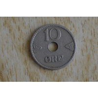 Норвегия 10 эре 1924 с 1 руб