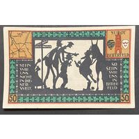 Нотгельд 50 пфеннигов 1921 год. Биттерфельд,. Веймарская республика