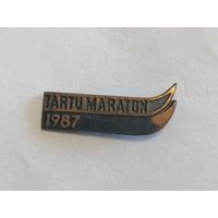 Значок TARTU VARATON 1987 тяжелый металл