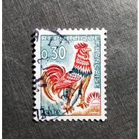 Марка Франция 1965 год Галльский петух