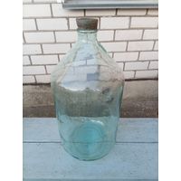 Бутыль стеклянный. 20 литров.