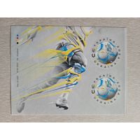 Украина. 2024. Футбол. Самоклейки на листе