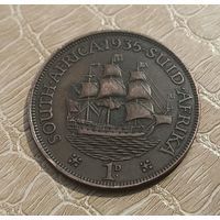 Южная Африка (ЮАР) 1 пенни 1935 год.