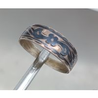 Кольцо. Серебро 875.