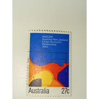 Австралия год 1983.  посвященная Соглашению о более тесных экономических отношениях (CER) между Австралией и Новой Зеландией.