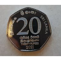 Шри-Ланка 20 рупий 2021г (2022) 150 лет переписи населения и жилого фонда UNC