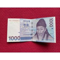 Южная Корея. 1000 вон 2007 г.