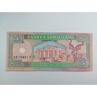 Сомалиленд 5 UNC c рубля