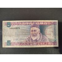 Литва, 5 лит 1993 года.