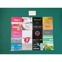 20 разных карт (дисконт,интернет,экспресс оплаты и др) лот 78