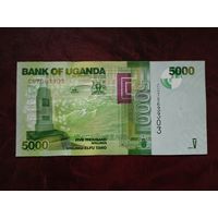5000 шиллингов Уганда 2019 г.