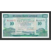 Северная Ирландия 10 фунтов 2008 года. Ulster Bank. Тип Р-341. Состояние аUNC+!
