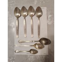 ЛОЖКИ МЕЛЬХИОРОВЫЕ НЕ ЧИЩЕНЫ