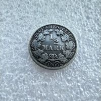 1/2 марки 1906 год F