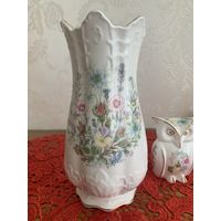 Ваза костяной фарфор Англия Atnsley