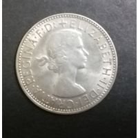 Флорин 1963 г. Сохран серебро