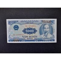 5000 донг 1991 года. Вьетнам. UNC