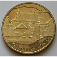 Польша 2 злотых 2008 год "Памятники Польши - Казимеж-Дольны"