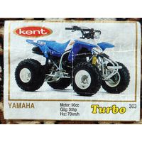 Вкладыш Turbo (Турбо) 5 серия (261-330, Yellow, золотая толстая рамка), номер 303, Yamaha. Возможен небольшой торг.