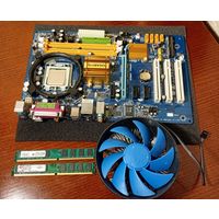 Комплект Intel Core 2 Duo E7600 (Gigabyte GA-P31-ES3G), 4Gb