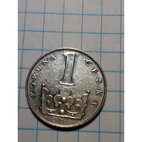 1 крон Чехия 1993 год