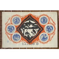 Нотгельд 50 пфеннигов 1921 год. Билефельд,. Веймарская республика