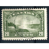 Британские колонии - Канада - 1935г. - Ниагарский водопад, 20 с - 1 марка - гашёная [Mi 192]. #3-WB-82-A-2