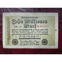 10000000 марок Германия 1923 г.