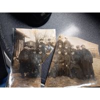 Старинная старая фотография Клецк 1930-е. замежники корпуса охраны пограничья 9 КОР Kleck Межвоенная Польша