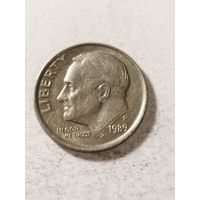 США 1 дайм 1989 Р