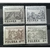 Польша 1974, 1977 Гравюра резьба
